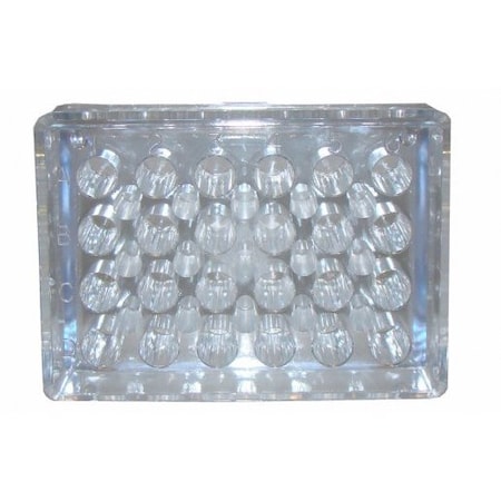 Micro-Tube Shield, Large, Clear, 3/8 Thick